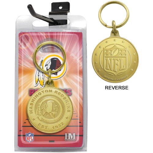 Highland Mint Washington Redskins Bronze Coin Keychain
