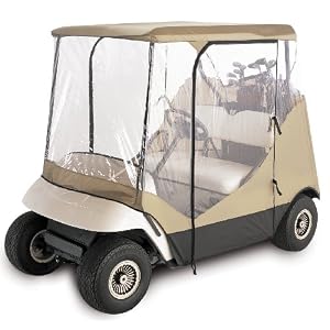 Travel 4-Sided Golf Car Enclosure - Tan