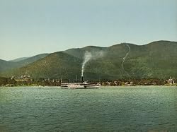 Tour Boat on Lake George, 1904 - Exceptional Print of a Vintage Photochrom Image from the Library of Congress Collection
