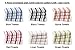 4 Pack Oversized Dish Cloth sets by Cotton Craft - size 15x15 - Pure 100% Cotton - Crisp Basketweave striped pattern with a hanging loop - Highly absorbent, soft & sturdy - in 6 cheerful colors Spice, Green, Red, Linen, Black & Blue - Easy care machine wash - Coordinating kitchen towels sold separately