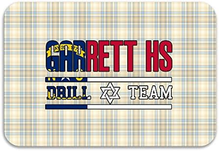 NOAACYKR Non-slip Drill Team With Flag OfFlag Of North Carolina Doormat White