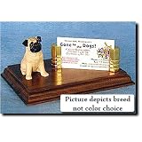 Pug (Black) Business Card Holder