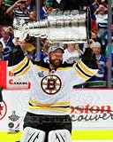 Tim Thomas - holding the 2011 Stanley Cup Trophy - NHL 8x10 Photo (Boston Bruins)