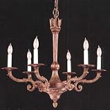 LAMPS BEAUTIFUL Classic Traditional Louis XVI Style Six Light Chandelier by Savoy House--Excellent customer service--see our feedback.