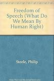 Freedom of speech
