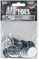 Darice 25-Piece Big Value, Round mirror, 1-Inch