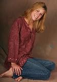 Embroidered 100% Rayon Tunic Shirt - 6 Colors