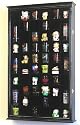 54-Shot Glass, Shooter Display Case Holder Cabinet , Black