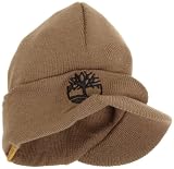 Timberland Boys 8-20 Flat Knit Hat with Brim