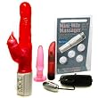 Pipedream Products Pink Jelly Eager Beaver Vibrator Adult Anal Sex Toy Kit