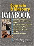 Concrete and Masonry Databook