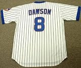 ANDRE DAWSON Chicago Cubs 1987 Majestic Cooperstown THROWBACK Home Baseball Jersey, LARGE