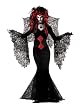 Costumes For All Occasions MR147069 Nightmare Black Widow Large