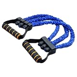 Blue Adjustable Intensity Exercise Band Resistance Band Exercise Cord 45 Pounds