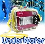 UnderWater Digital Camera Video recorder 12MP Max. 8X Zoom SVP Aqua1231 Red