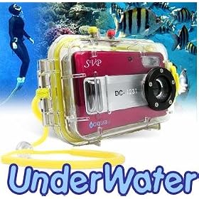 UnderWater Digital Camera Video recorder 12MP Max. 8X Zoom SVP Aqua1231 Red by 