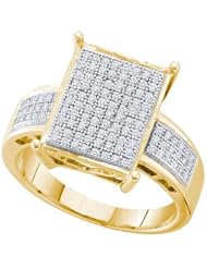 0.33CTW DIAMOND MICRO PAVE RING