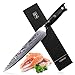 TURWHO 8 inch Slicing Knife - Japanese 67 Layer VG-10 Damascus Steel - Kitchen Carving Sashimi Sushi Knife with Ergonomic G10 Handle