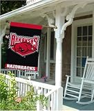 Large House Flag Banner University of Arkansas Razorbacks