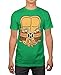 TMNT Teenage Mutant Ninja Turtles Mens Michelangelo Costume T-shirt S