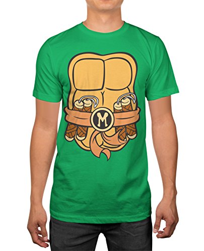 TMNT Teenage Mutant Ninja Turtles Mens Michelangelo Costume T-shirt S
