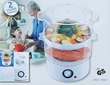Produkt-Bild: MINI DAMPFKOCHER DAMPFGARER REISKOCHER KOCHER mit TIMER in WEISS