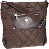 Knomo - SIL002 - Silvi - Sac Bandouli&egrave;re en Nylon pour Apple iPad - Marron