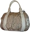 Women's DKNY Purse Handbag Town and Country Classics Large Hemp/Ivory