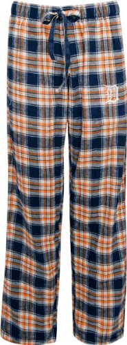 MLB Women's Detroit Tigers Harmony Flannel Pants (Navy/Orange, X-Large)