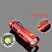 Enjoydeal Red Portable Mini CREE Q5 LED 1200 Lumen Zoomable Flashlight Torch AA/14500