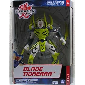Bakugan Battle Brawlers Series 1 Deluxe Monster 6 Inch Tall Action Figure - BLADE TIGRERRA