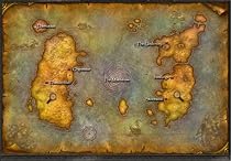 The World of Warcraft Two-Sided World Map 24" X 32"