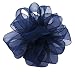Offray Wired Edge Encore Sheer Craft Ribbon, 1-1/2-Inch Wide by 25-Yard Spool, Navy