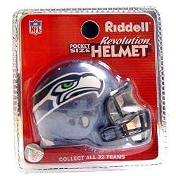 Seattle Seahawks "Revolution" Style Pocket Pro NFL Helmet by Riddell