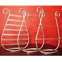 Necklace / Bracelet / Earring Holders (Set of 3) - Silver ~ Jewelry Stand / Display / Organizer ~ $6.49 Standard Shipping
