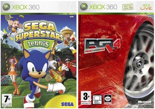 Sega Superstar Tennis & Project Gotham Racing 4 Bundle Pack (Xbox 360) - Xbox 360 Console Sold Separately