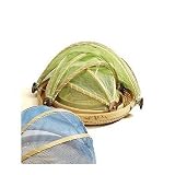 Set of 3 Tiki Green and Natural Food Covers by AdV