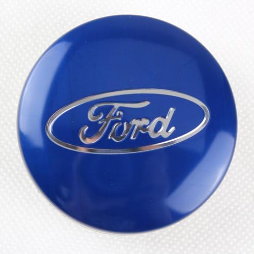 4Pcs 54mm Wheel Centre Cap Hub Cap Cover Emblem for Ford Focus Mondeo Fiesta Blue Color