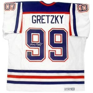 Buy Wayne Gretzky Edmonton Oilers Autographed White CCM Jersey