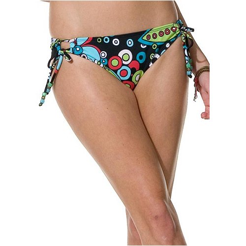ROXY URBAN FLORAL TIE SIDE BLACK M