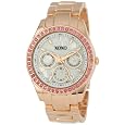 XOXO Women's XO5298A Rhinestone Accent Rose Gold Bracelet Watch