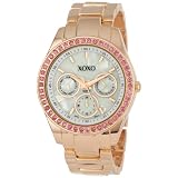 XOXO Womens XO5298A Rhinestone Accent Rose Gol