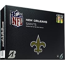 Bridgestone NFL e6 Golf Balls (New Orleans Saints)
