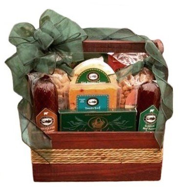 Sausage & Nut Snack Food Gift Basket - Great Christmas Holiday Gift Idea