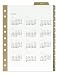 Russell+Hazel Mini SmartDate Monthly Tabs