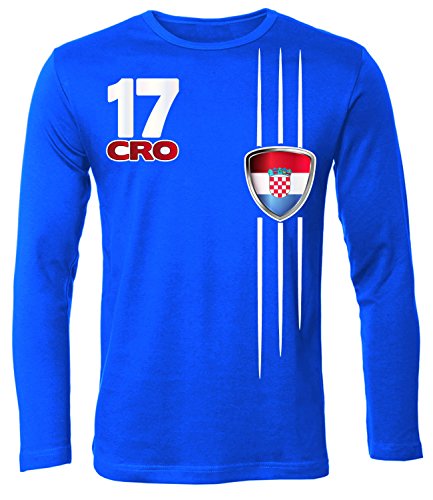 FUSSBALL – KROATIEN FANSHIRT 4300(HL-B) Gr. S