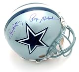 Roger Staubach and Tony Dorsett Autographed Pro-Line Helmet | Details: Dallas Cowboys, Authentic Riddell Helmet