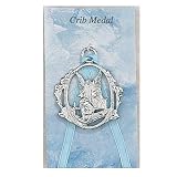 Guardian Angel Crib Medal Blue (PW6-B)