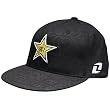 One Industries Rockstar On Top Men's Flexfit Race Wear Hat w/ Free B&F Heart Sticker Bundle - Black