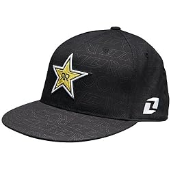 One Industries Rockstar On Top Men's Flexfit Race Wear Hat - Black